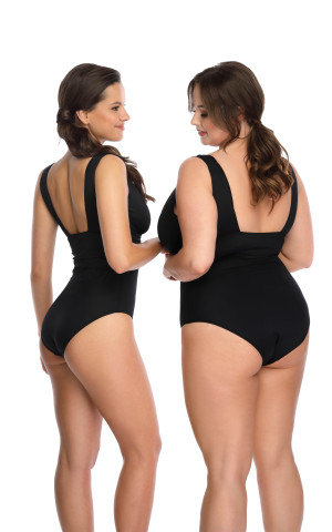 Ολόσωμο Μαγιό Plus Size – Τέλεια Εφαρμογή για Κοιλιά & Μεγάλο Στήθος